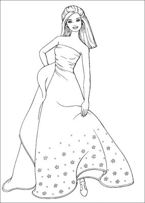 Barbie Diva : desenhos para colorir Barbie