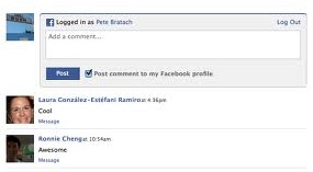 facebook blogger comment box