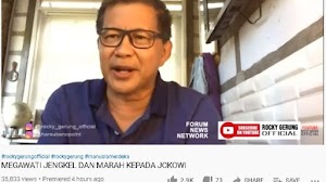Rocky Gerung Sebut Jokowi-Mega Ada Ketegangan: Seperti Anak Nakal pada Ibu