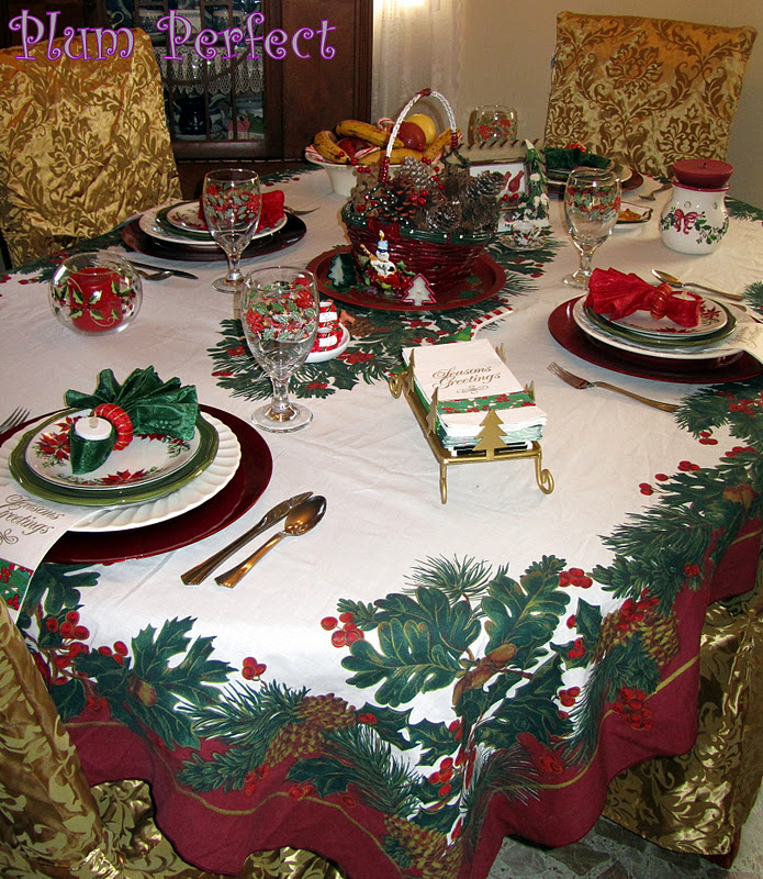 Plum Perfect Victorian Tree & a Tablescape