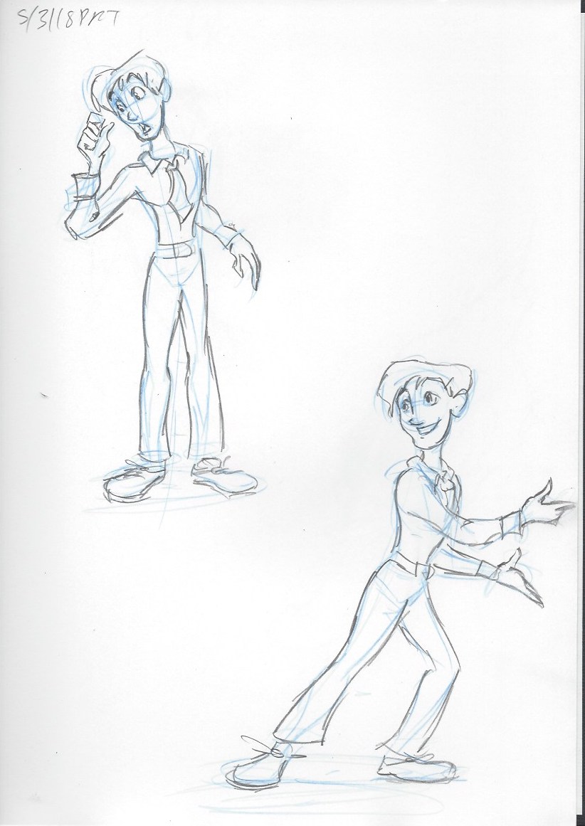 Animated Heads Drawings for Stephen Silver