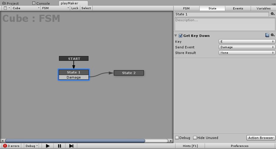 Dean's Demonstrations: Unity - Playmaker For Beginners