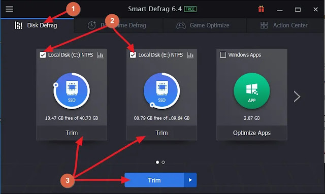 برنامج smart defrag لاعادة تنظيم بيانات الهارد ليجعله اسرع ويطيل عمر الهارد ديسك برنامج smart defrag لاعادة تنظيم بيانات الهارد ليجعله اسرع ويطيل عمر الهارد ديسك