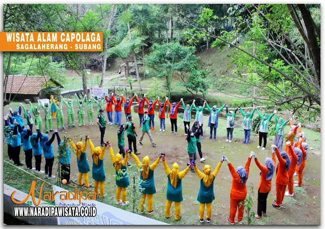 Serunya Outbound Di Wisata Alam Capolaga