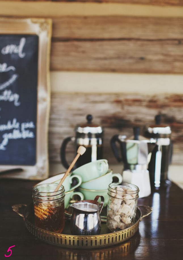 Create + Kate A Spot for Tea Ideas for a Coffee Corner