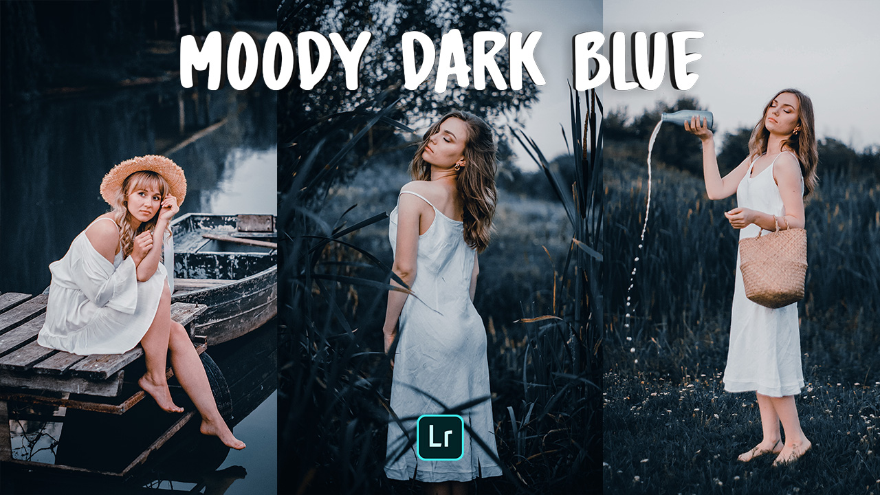 Moody Dark Blue lightroom presets MHR Creator