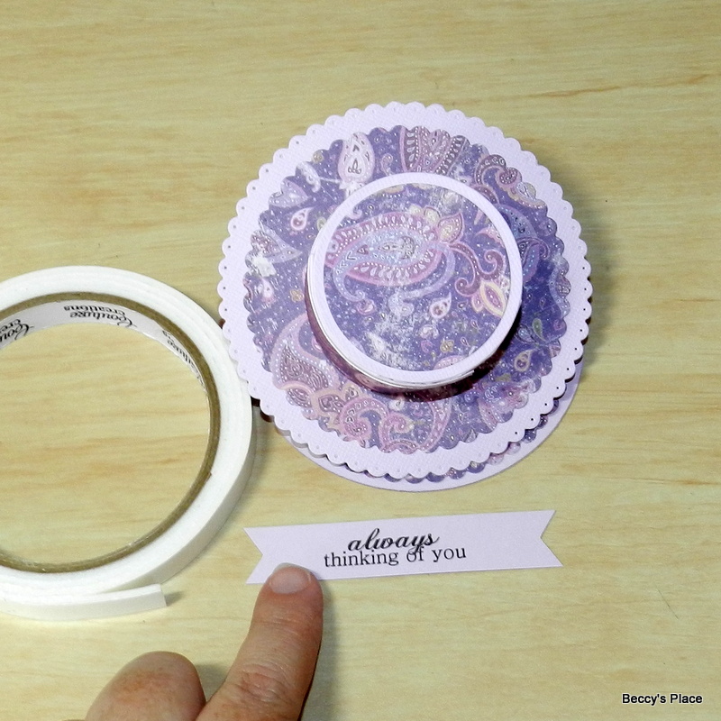 Beccy's Place Tutorial Hat Easel Card