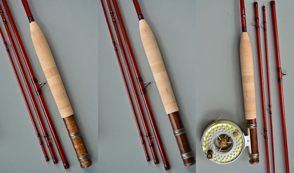 "Old Empire" Fiberglass 7'6" 3wt 4 Piece Fly Rod Rod Catalog