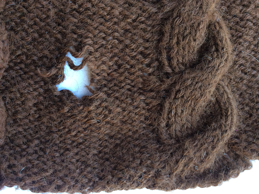 How To Fix A Moth Hole in Your Knit with Dayana Knits