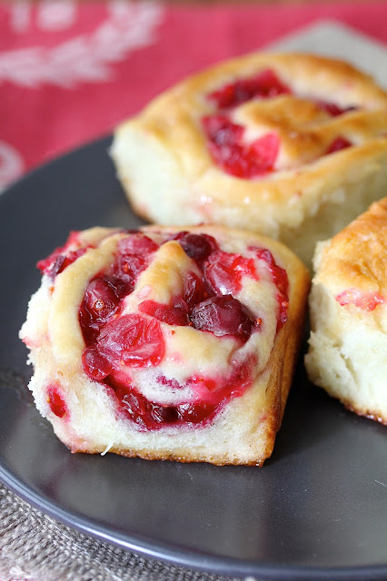 Cranberry Breakfast Buns from Karen's Kitchen Stories