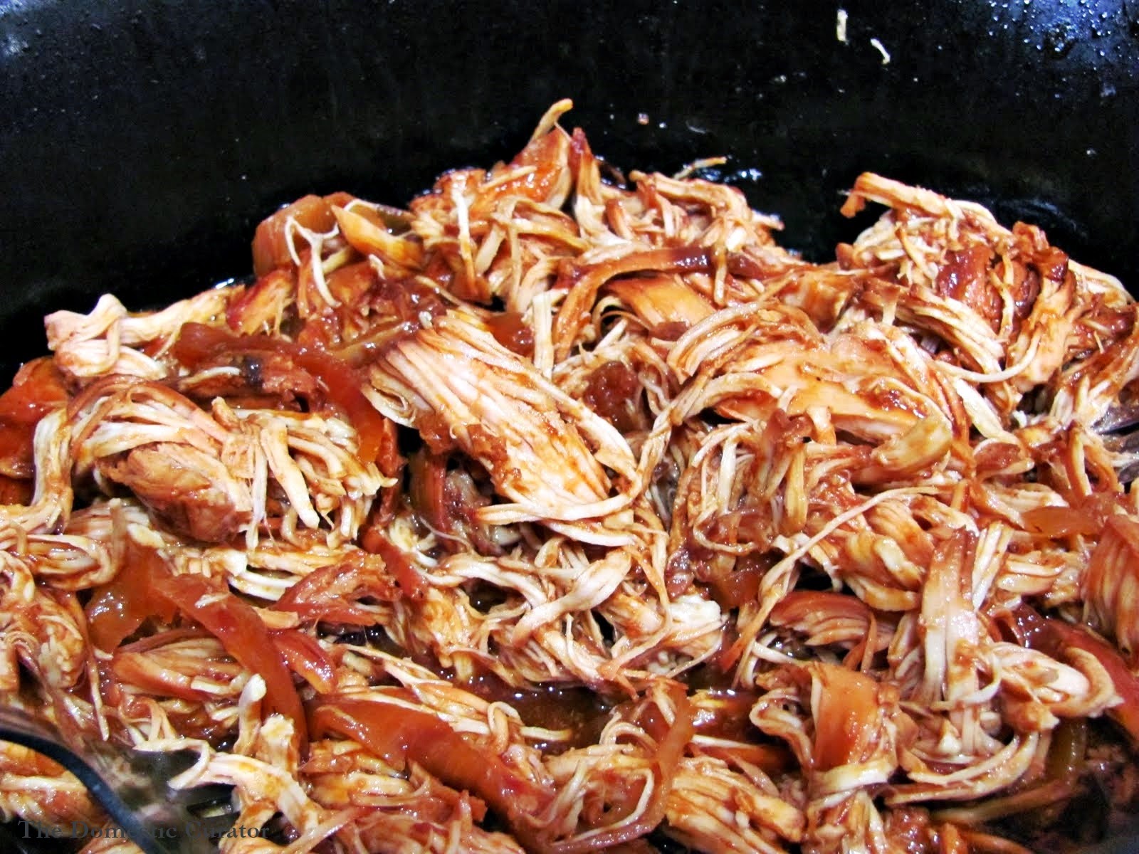 The Domestic Curator Sweet Baby Ray's Crock Pot Chicken