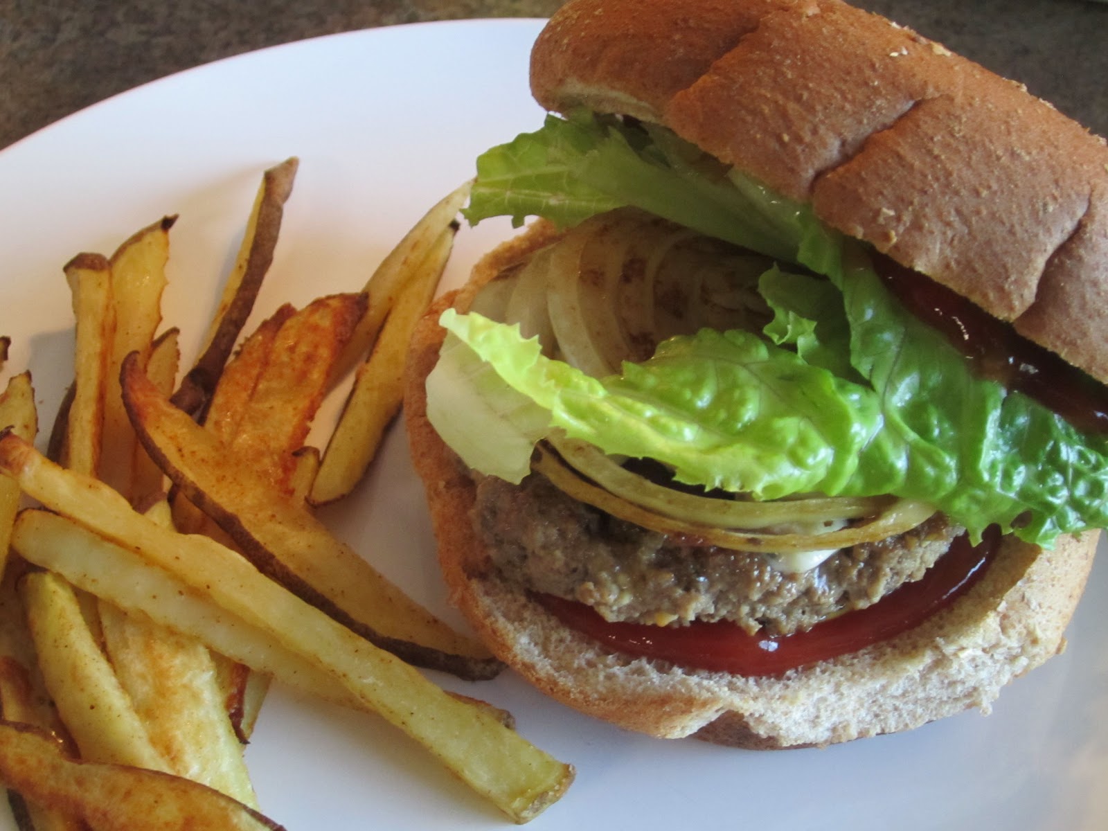 a piece of cake . . . Garlic Blue Cheese Burgers