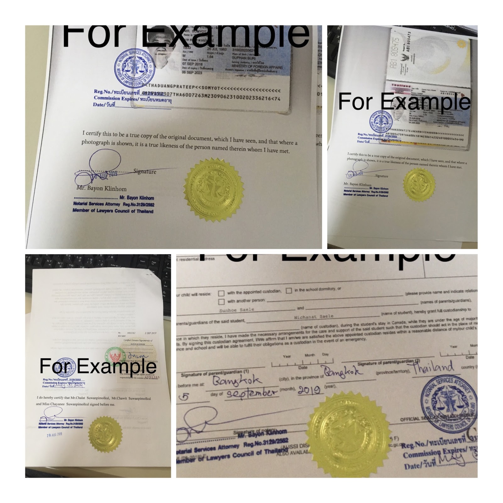 Notary public รับรองเอกสาร 086 706 1079 onsite services in bangkok Thailand