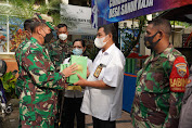 Danrem Wira Satya Pantau Posko PPKM Mikro Desa Sanur Kaja Denpasar