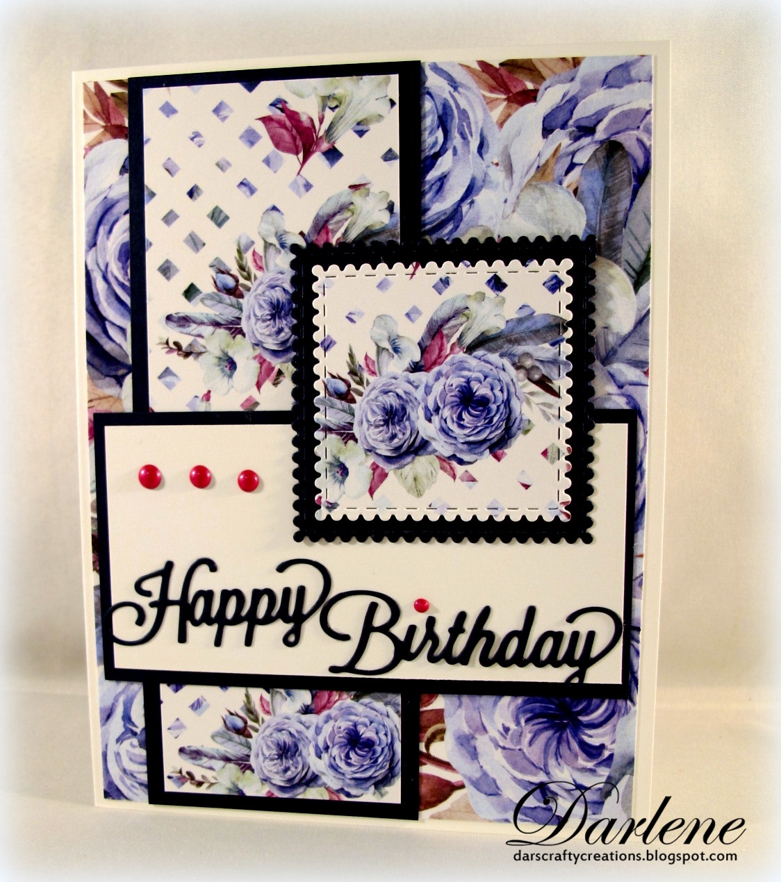 Dar's Crafty Creations Birthday card for a Crafty Friend!