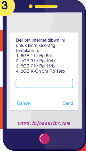 2 Cara Mudah Transfer Kuota Data Internet Tri Kikida