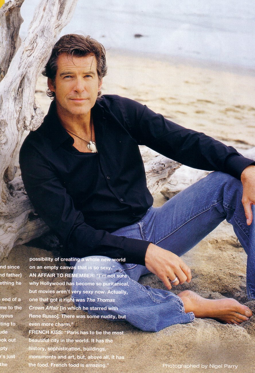 Only Feet Pierce Brosnan