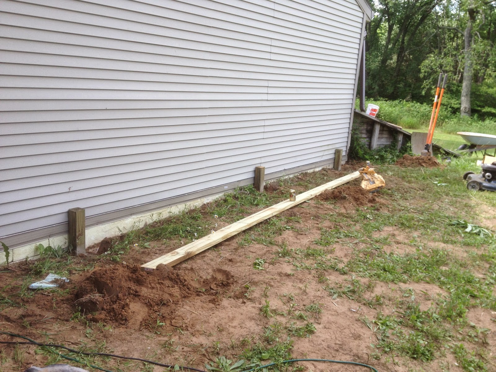 From Dirt to Deck How to Build a GroundLevel Deck The Wolven House