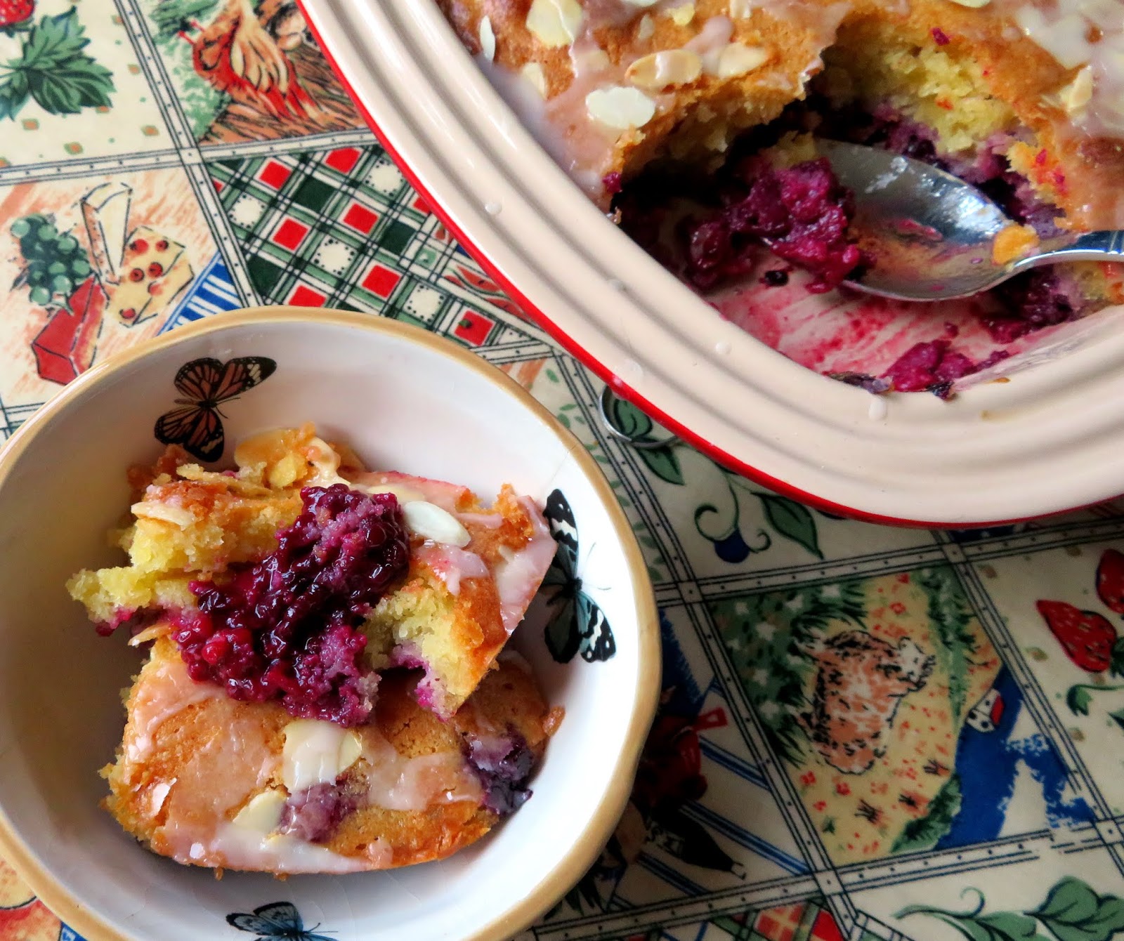 Blackberry Bakewell Pudding The English Kitchen