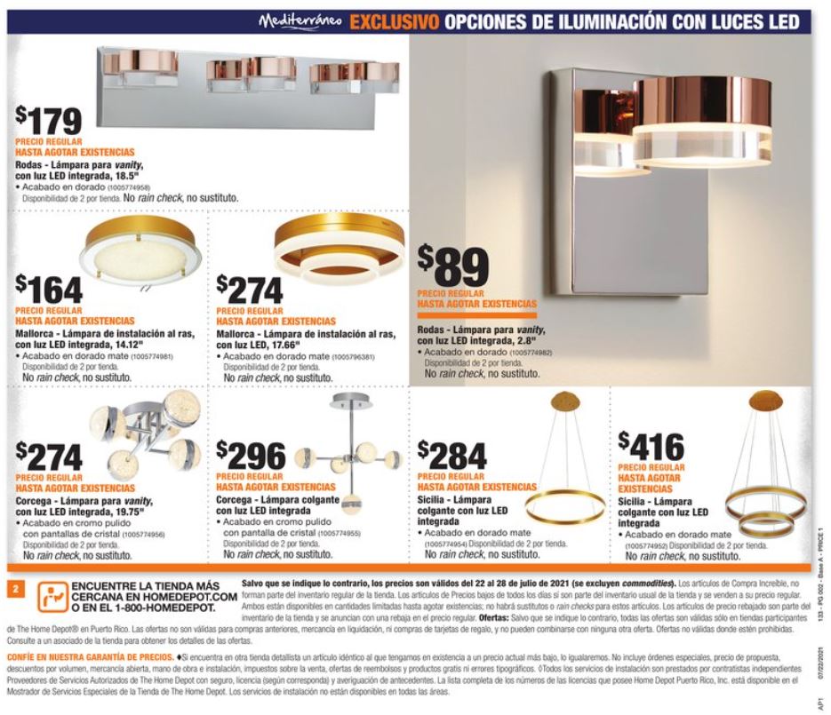 Ahorros Diarios Usando Cupones Especiales en las tiendas The Home