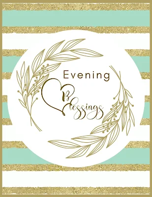 Free Evening Blessings Printable Art Decor You Can Print At Home