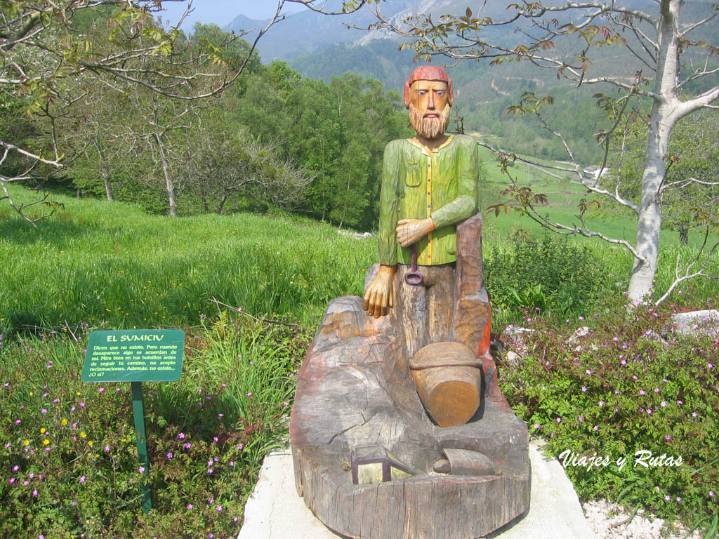 El Camín encantao, Llanes