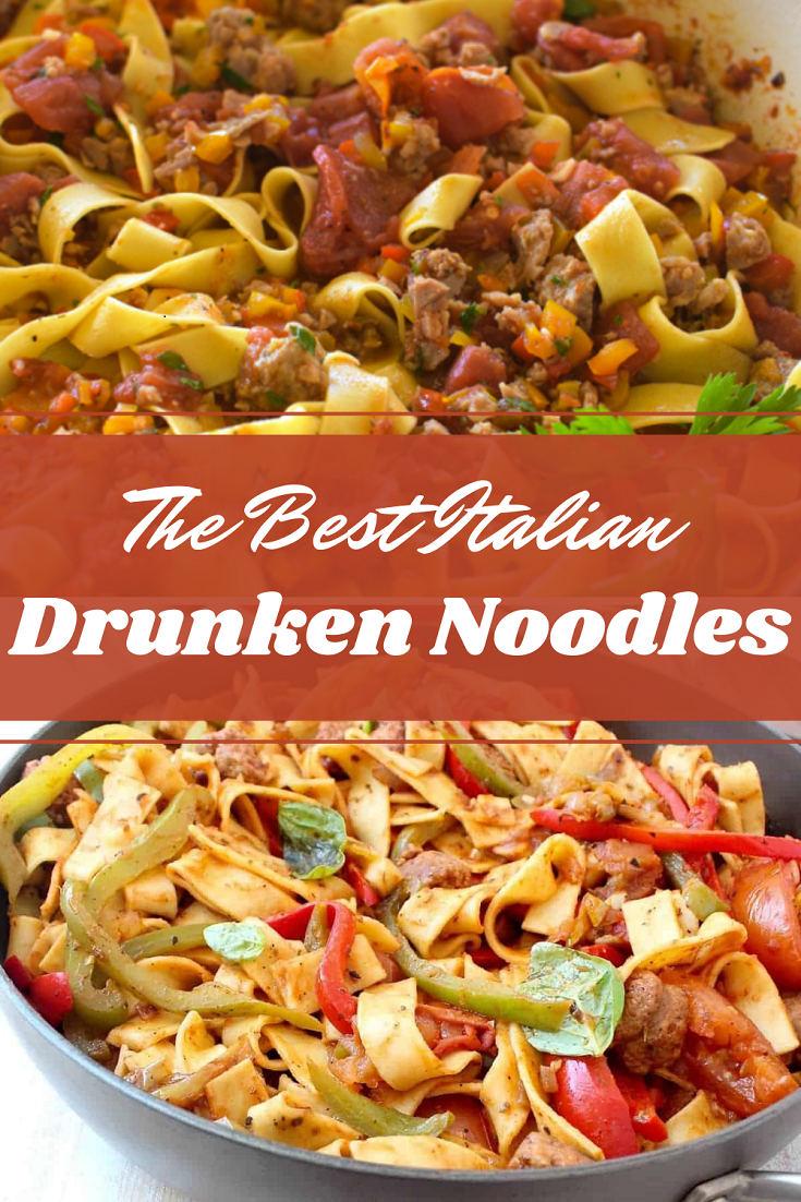 The Best Italian Drunken Noodles Dinner Recipesz