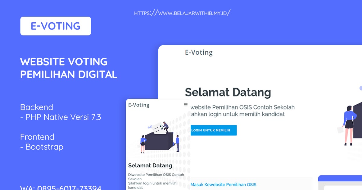 Aplikasi e voting pemilihan ketua osis