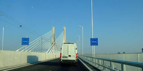 Restricţii pe podul Calafat-Vidin pentru autovehiculele mai mari de 12 tone