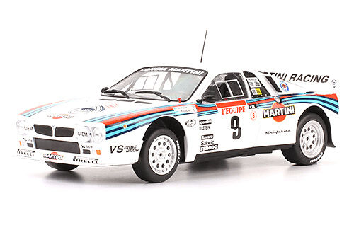 LES PLUS GRANDES VOITURES DE RALLYE 1/18 Lancia Rally 037 1983 M. Alén