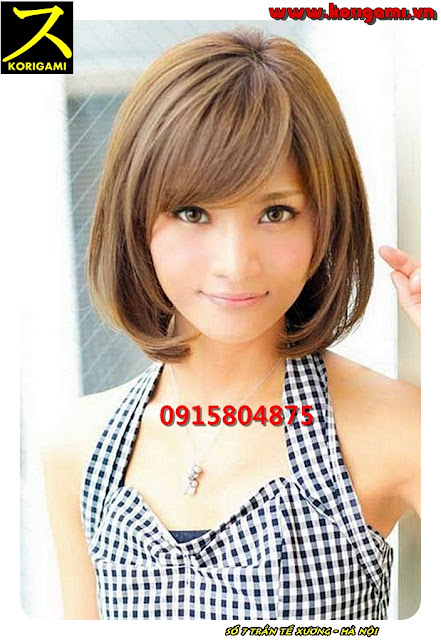 CẮT NHUỘM TÓC BOB KIỂU HÀN QUỐC ĐẸP TẠI HANOI KORIGAMI