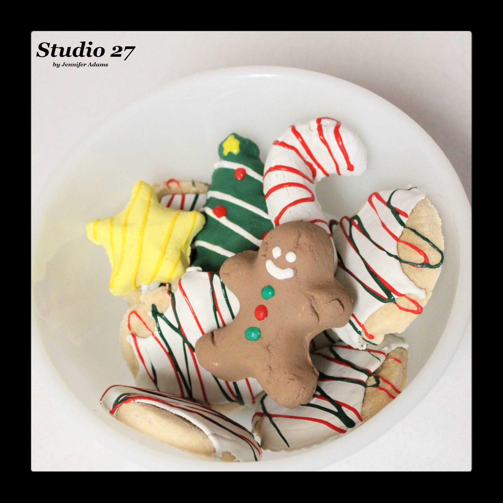 Pin by jenny eisermann on decorated cookies in 2021 Studio 27 - By Jennifer Adams: DIY Faux Christmas Cookies