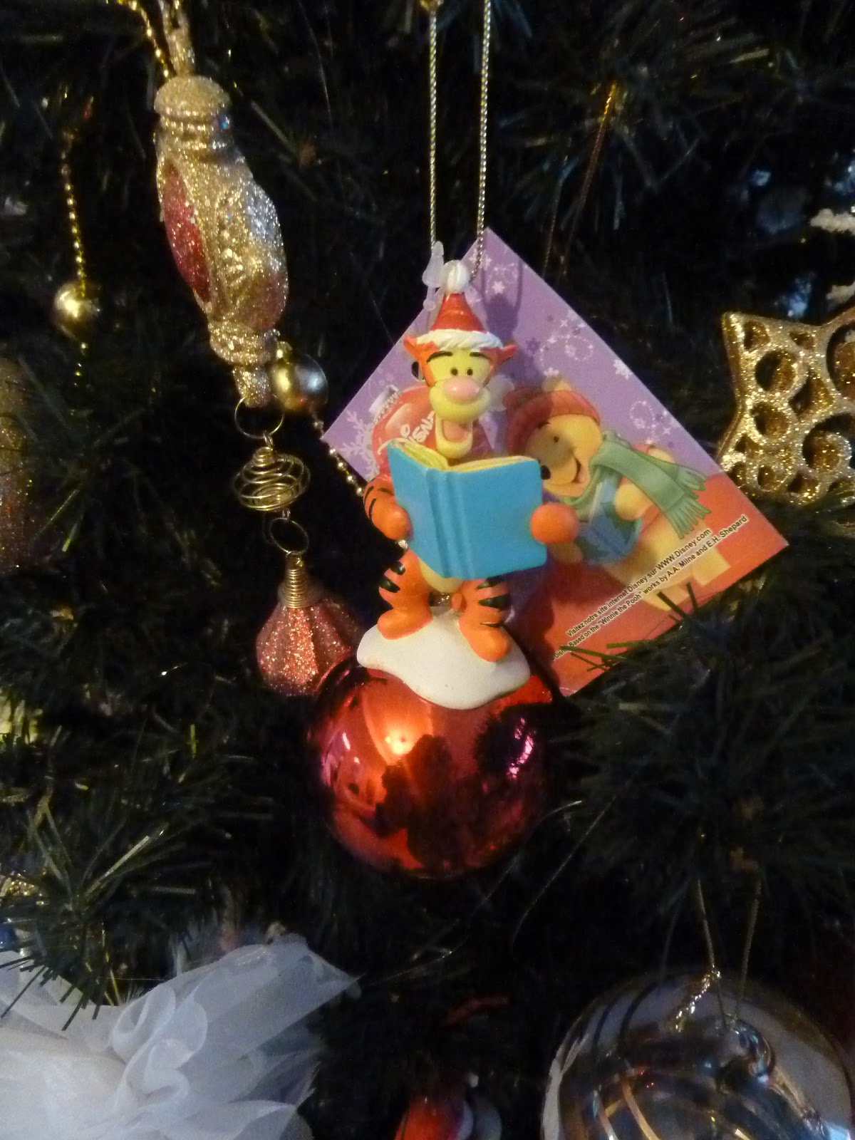 Disney, Ma passion: décoration de sapin disney winnie l'ourson, tigrou