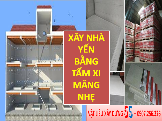 VLXD5S: Tấm Xi Măng Nhẹ Cemboard 3d Thái Lan Làm Nhà yến Tiền Chế
