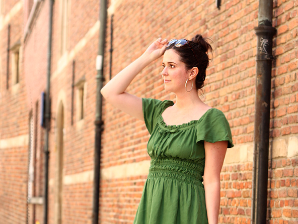 Green Grecian Dress