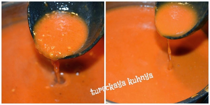 густой томатный суп