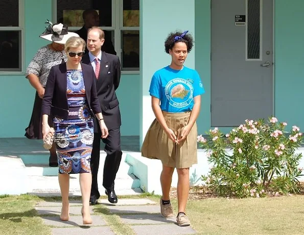 Prince Edward, Earl of Wessex and his wife Sophie, Countess of Wessex is currently making an official visit to Bahama Islands. Prince Edward and Countess of Wessex visited various educational institutions within the scope of scholarship program