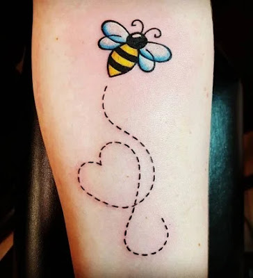 BEST BEE TATTOO DESIGNS YOU’LL FALL IN LOVE WITH