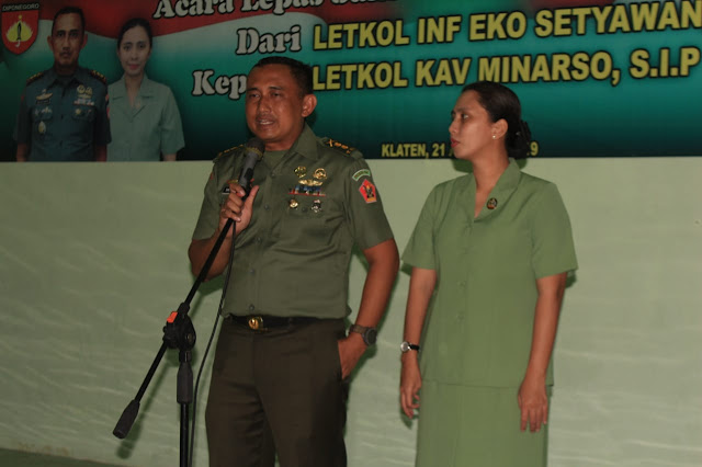 Acara Tradisi Lepas Sambut Komandan Kodim 0723/Klaten Acara Tradisi Lepas Sambut Komandan Kodim 0723/Klaten