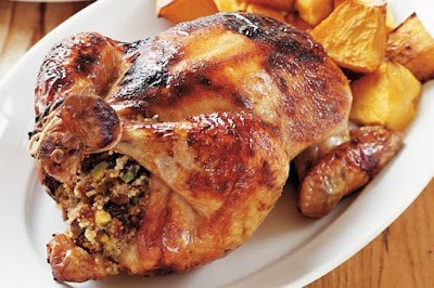 Moroccan-style roast chicken recipe | Arabic Food Recipes