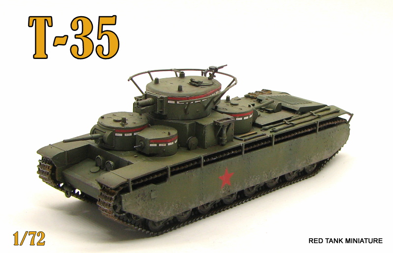 Gulumik Military Models: T-35 1/72 ZVEZDA