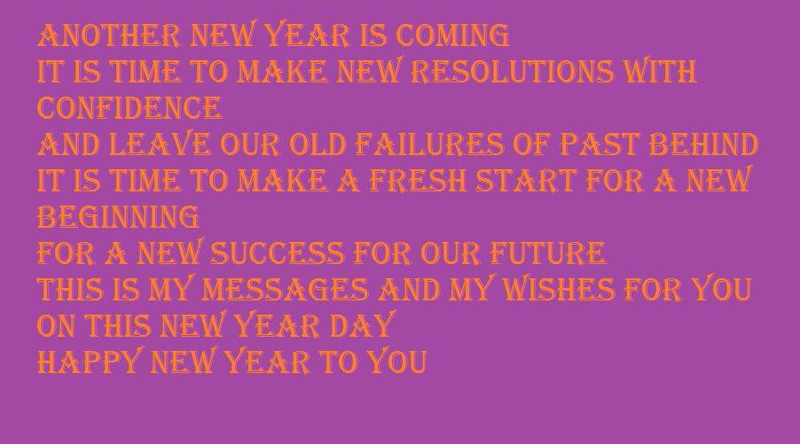 Happy New Year Wishes For Friends