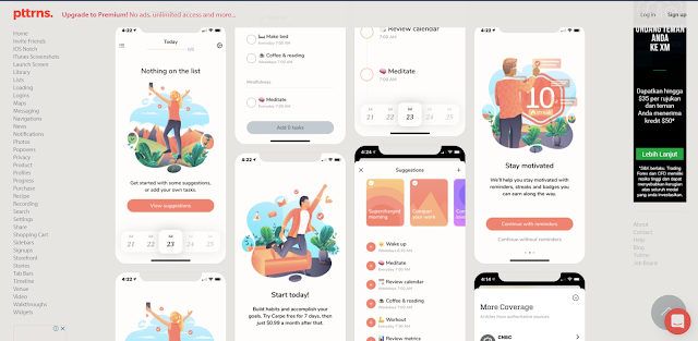 9 situs  inspirasi Keren bagi Designer dan UI/UX