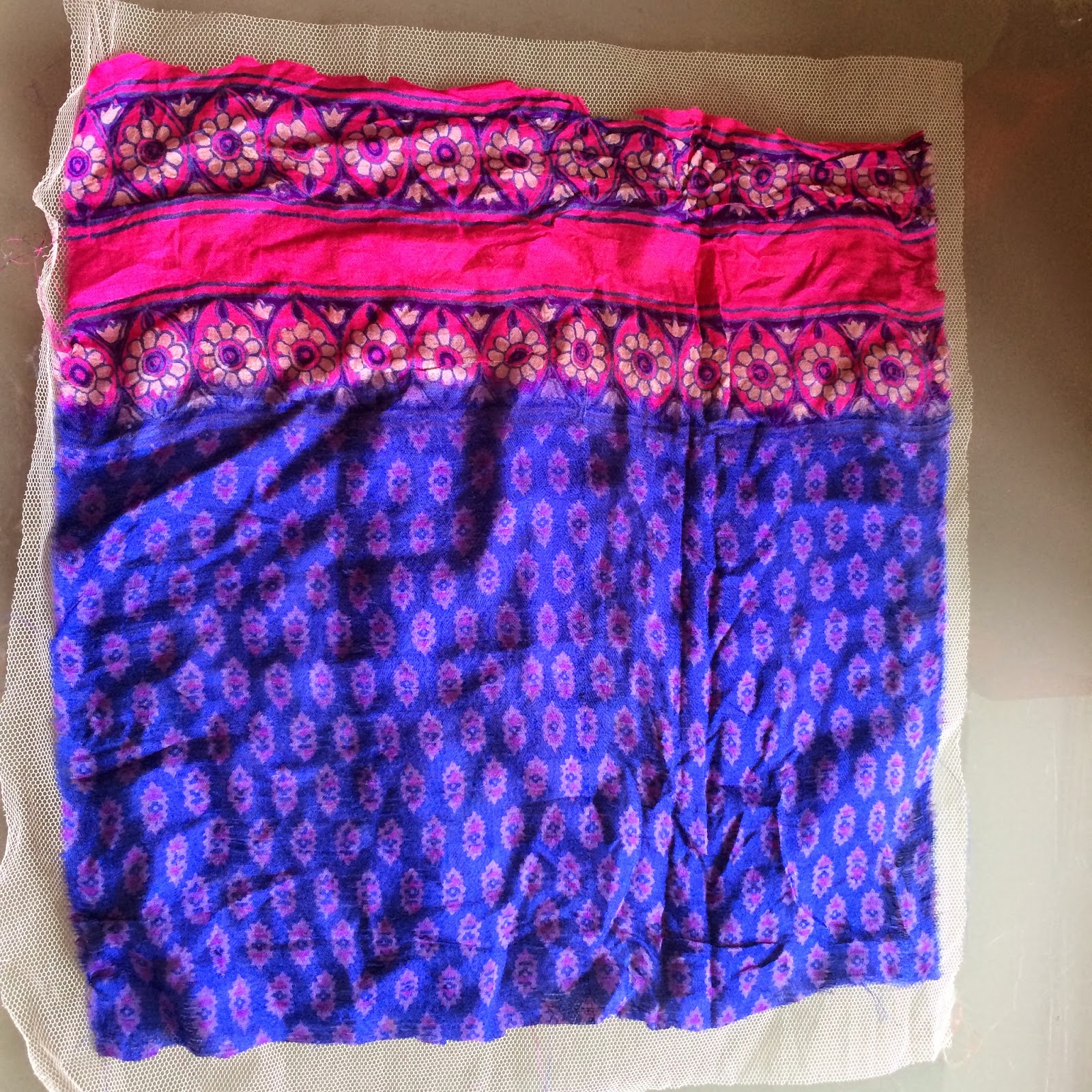 Foxglove Felts Sari Silk Felt in the Washing Machine