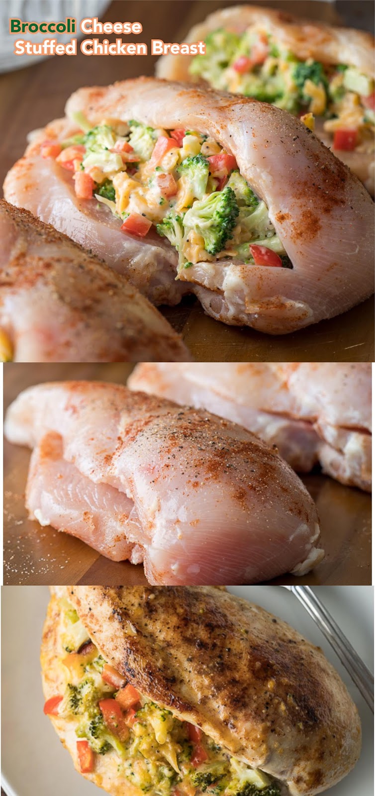 Broccoli Cheese Stuffed Chicken Breast Extra Ordinary Food