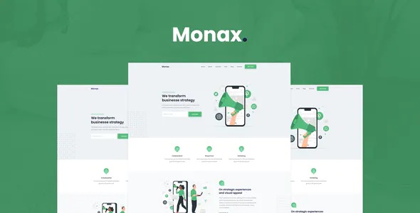 Monax Saas and Startup Elementor Template Kit