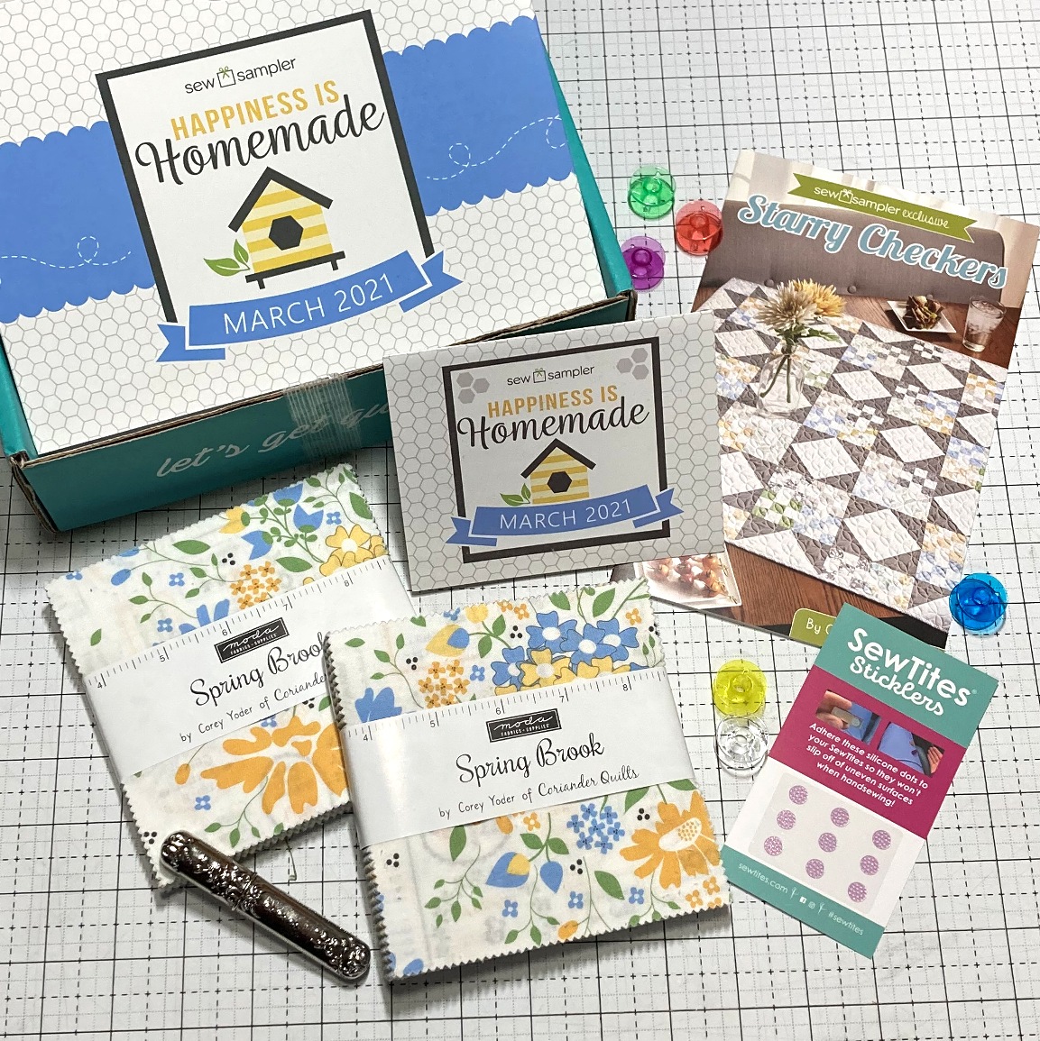 Happy Quilting Sew Sampler Box March!!