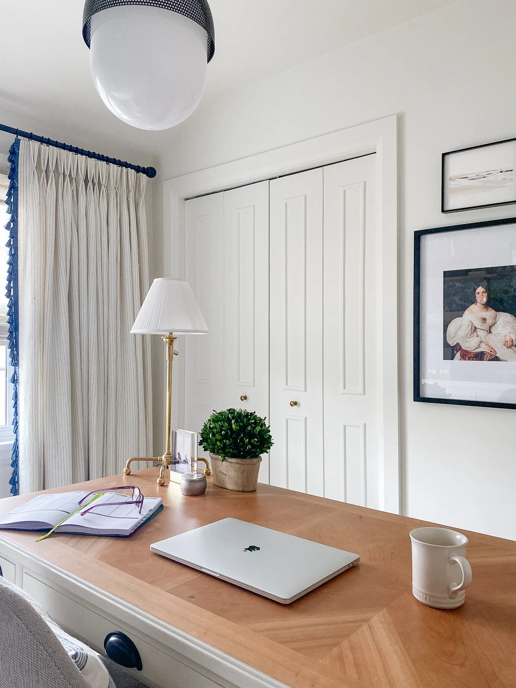 HOW TO HIDE CORDS BEHIND A DESK THAT IS AGAINST A WALL OR WINDOW – Stay  Home Style