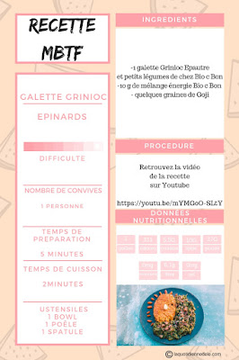 My back to fit : programme perte de poids extrême  - recette 