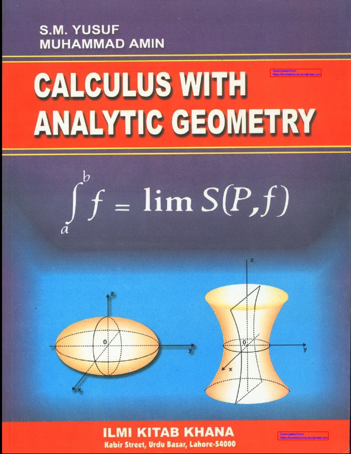 Calculus Analytic Geometry